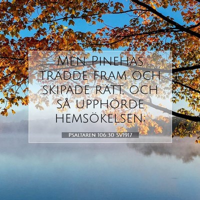 Psaltaren 106:30 Bibelvers Förklarad
