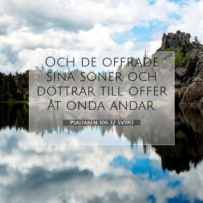 Psaltaren 106:37 Bibelvers Förklarad