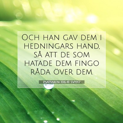 Psaltaren 106:41 Bibelvers Förklarad