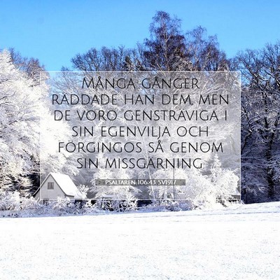 Psaltaren 106:43 Bibelvers Förklarad