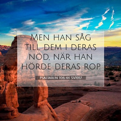 Psaltaren 106:44 Bibelvers Förklarad