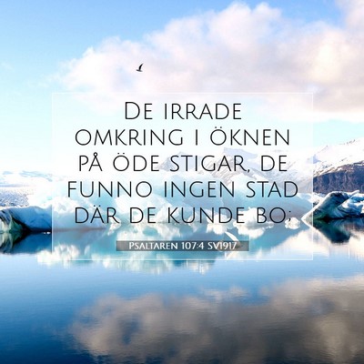 Psaltaren 107:4 Bibelvers Förklarad