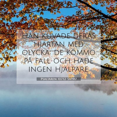 Psaltaren 107:12 Bibelvers Förklarad