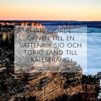 Psaltaren 107:35 Bibelvers Förklarad