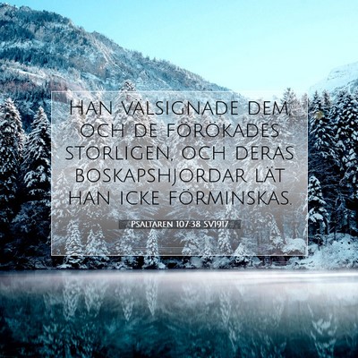 Psaltaren 107:38 Bibelvers Förklarad