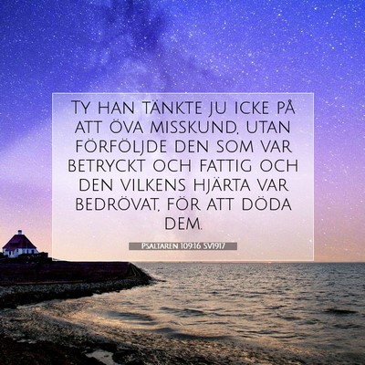 Psaltaren 109:16 Bibelvers Förklarad