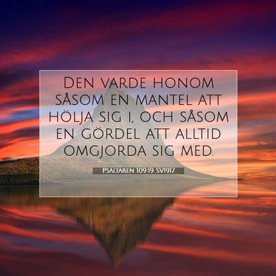 Psaltaren 109:19 Bibelvers Förklarad