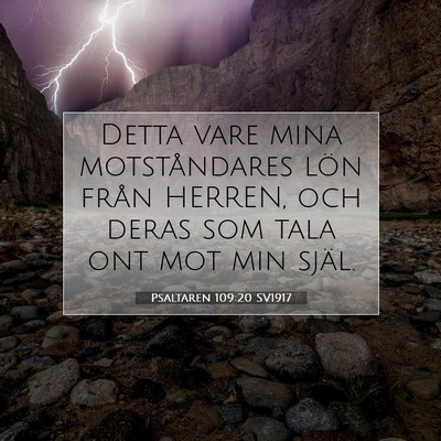 Psaltaren 109:20 Bibelvers Förklarad