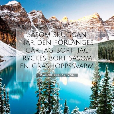 Psaltaren 109:23 Bibelvers Förklarad