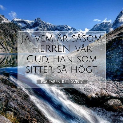 Psaltaren 113:5 Bibelvers Förklarad