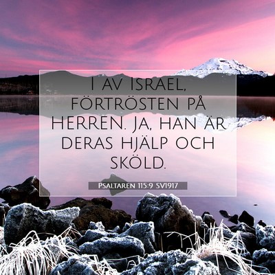 Psaltaren 115:9 SV1917 Bild av bibelvers