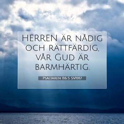 Psaltaren 116:5 Bibelvers Förklarad