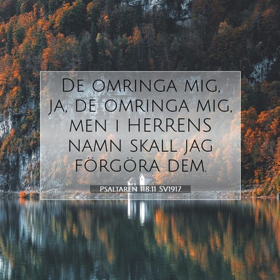 Psaltaren 118:11 Bibelvers Förklarad