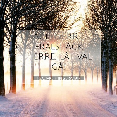 Psaltaren 118:25 Bibelvers Förklarad