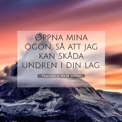 Psaltaren 119:18 Bibelvers Förklarad