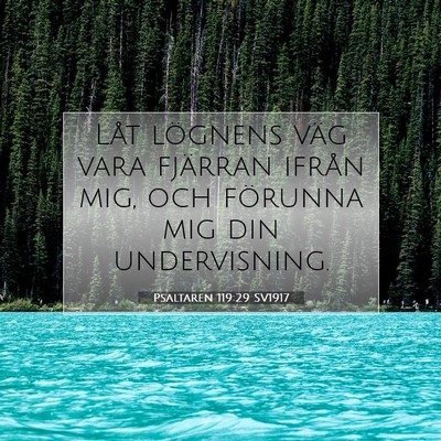 Psaltaren 119:29 Bibelvers Förklarad