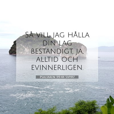 Psaltaren 119:44 Bibelvers Förklarad