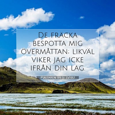 Psaltaren 119:51 Bibelvers Förklarad