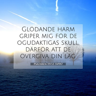 Psaltaren 119:53 Bibelvers Förklarad