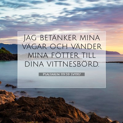 Psaltaren 119:59 Bibelvers Förklarad