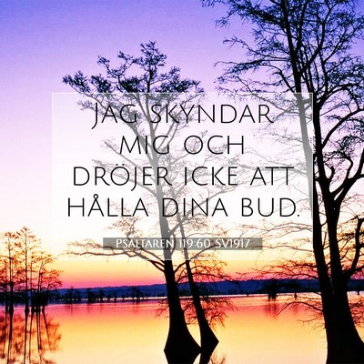 Psaltaren 119:60 Bibelvers Förklarad