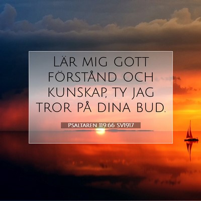 Psaltaren 119:66 Bibelvers Förklarad