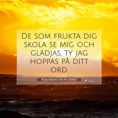 Psaltaren 119:74 SV1917 Bild av bibelvers