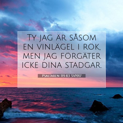 Psaltaren 119:83 Bibelvers Förklarad