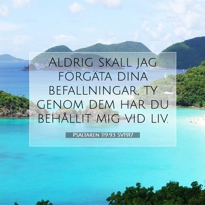 Psaltaren 119:93 Bibelvers Förklarad