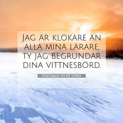 Psaltaren 119:99 Bibelvers Förklarad