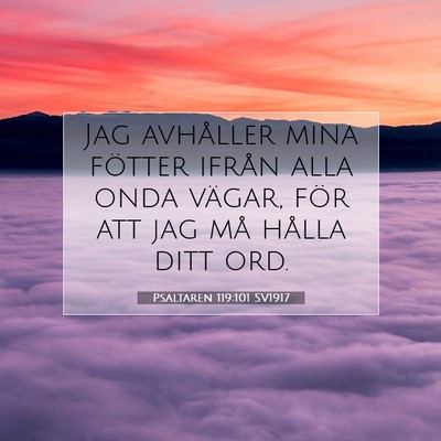 Psaltaren 119:101 Bibelvers Förklarad