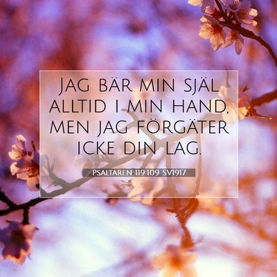 Psaltaren 119:109 Bibelvers Förklarad