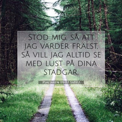 Psaltaren 119:117 Bibelvers Förklarad