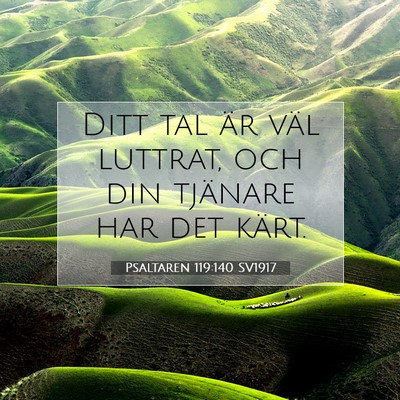 Psaltaren 119:140 Bibelvers Förklarad