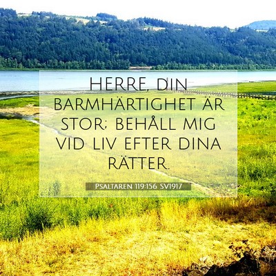 Psaltaren 119:156 Bibelvers Förklarad