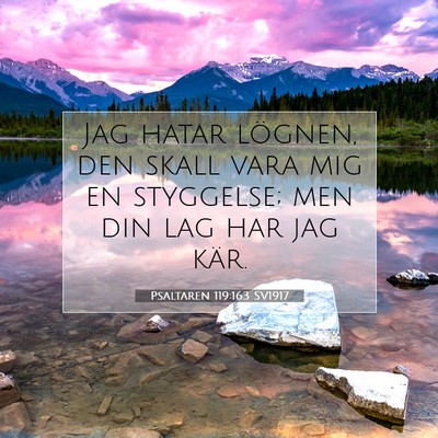 Psaltaren 119:163 Bibelvers Förklarad