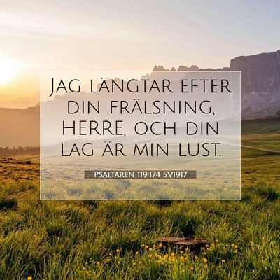 Psaltaren 119:174 Bibelvers Förklarad