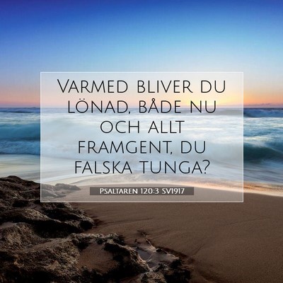 Psaltaren 120:3 Bibelvers Förklarad