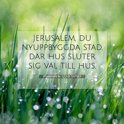Psaltaren 122:3 Bibelvers Förklarad