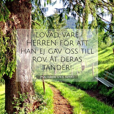 Psaltaren 124:6 Bibelvers Förklarad