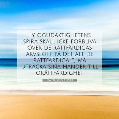 Psaltaren 125:3 Bibelvers Förklarad