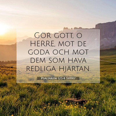 Psaltaren 125:4 Bibelvers Förklarad