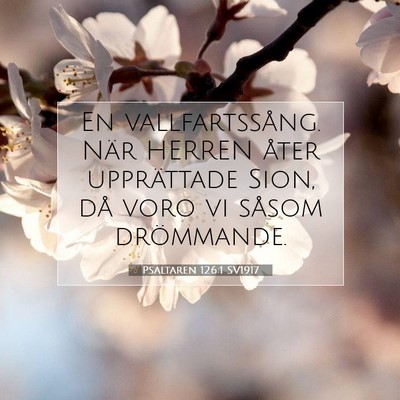 Psaltaren 126:1 SV1917 Bild av bibelvers