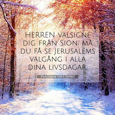 Psaltaren 128:5 Bibelvers Förklarad