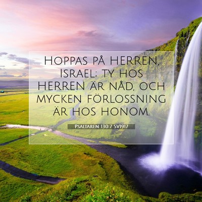 Psaltaren 130:7 Bibelvers Förklarad