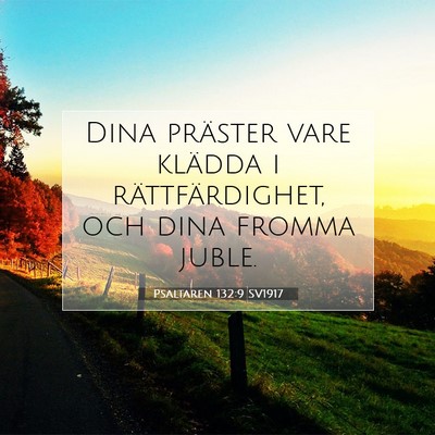 Psaltaren 132:9 Bibelvers Förklarad