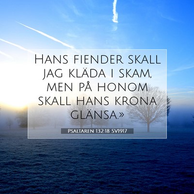 Psaltaren 132:18 Bibelvers Förklarad