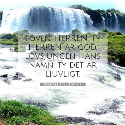 Psaltaren 135:3 Bibelvers Förklarad