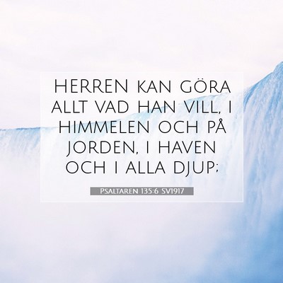 Psaltaren 135:6 Bibelvers Förklarad