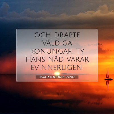 Psaltaren 136:18 Bibelvers Förklarad